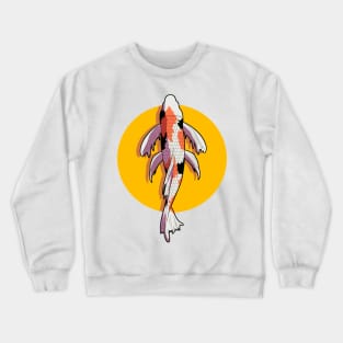 illustration of koi fish Crewneck Sweatshirt